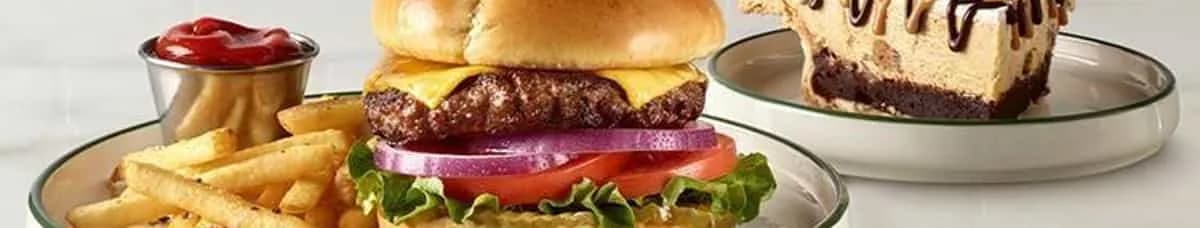 Cheeseburger, Fry, and Pie