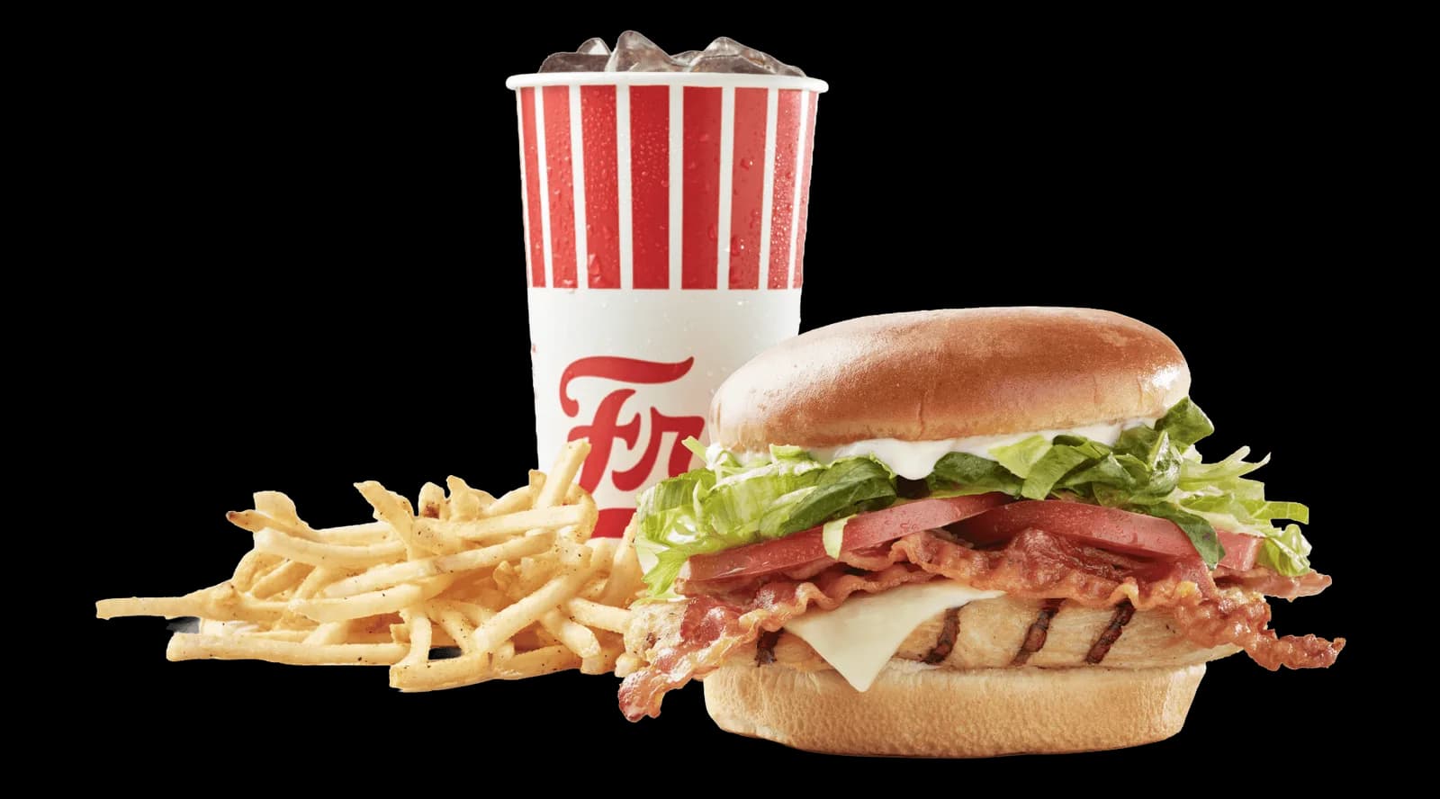 Grilled Chicken Club Sandwich Combo