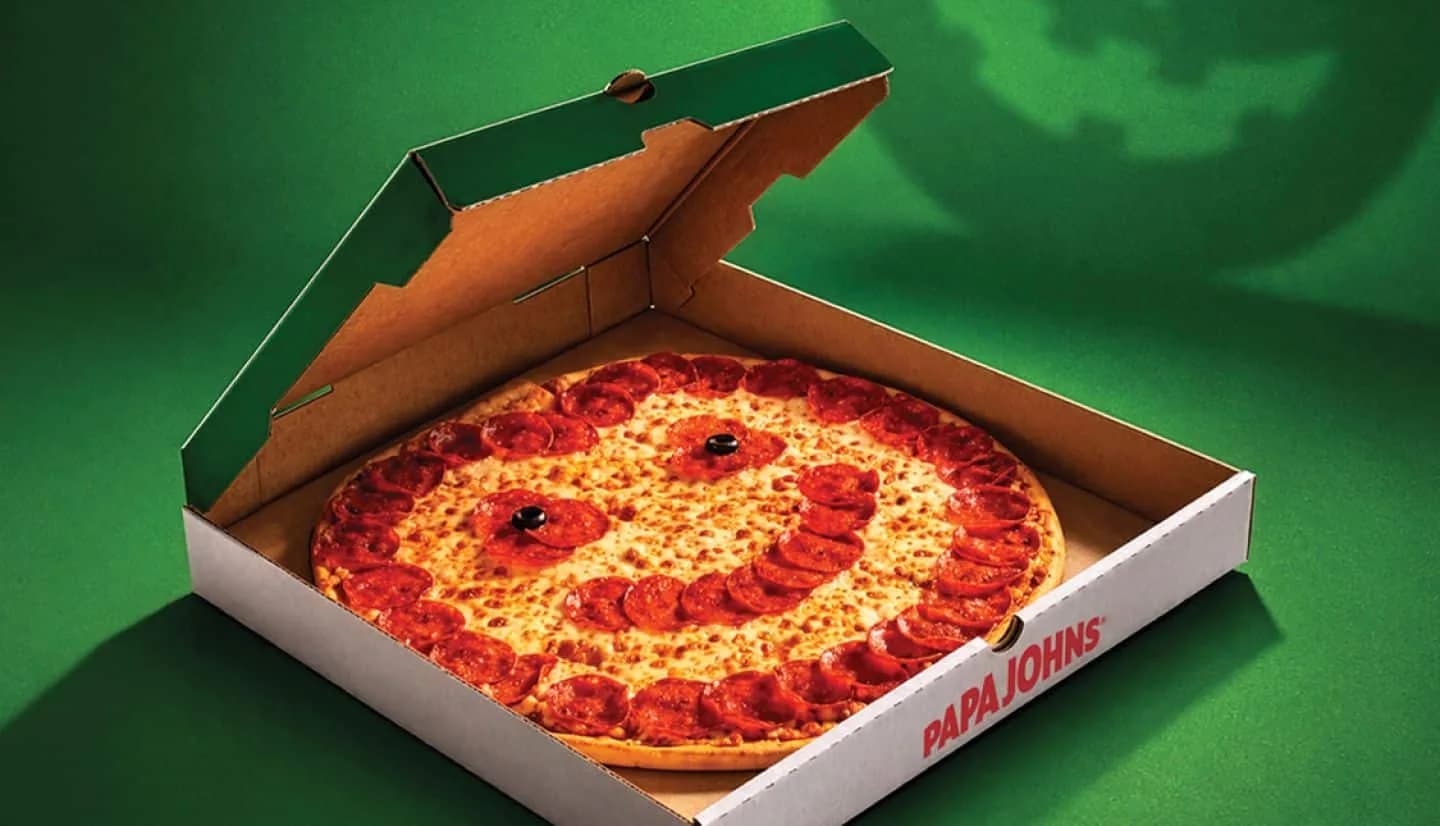 Jack-o'-lantern Pizza