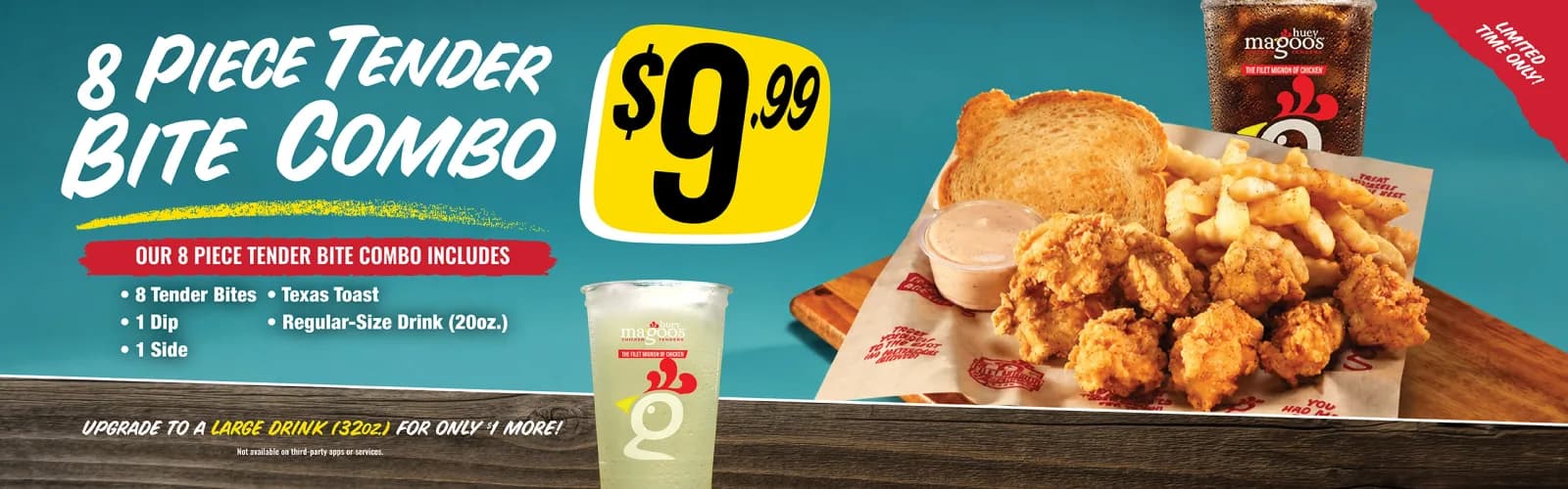 8 Piece Tender Bite Combo