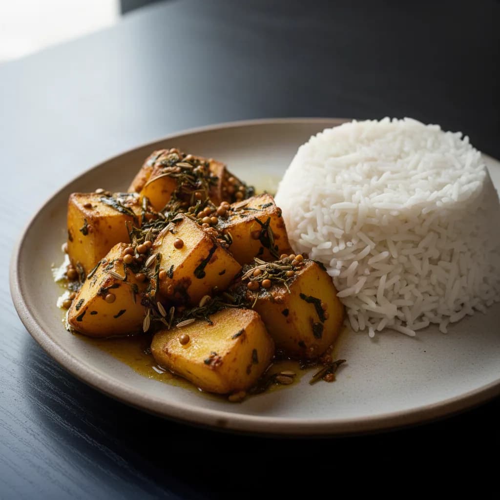 Aachari Aloo Methi (Dry)
