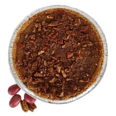 Pumpkin Pie with Pecan Streusel