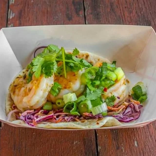 Tom Yum Mojo Shrimp TaKo