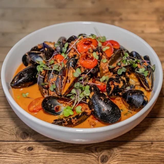 Steamed Mussels