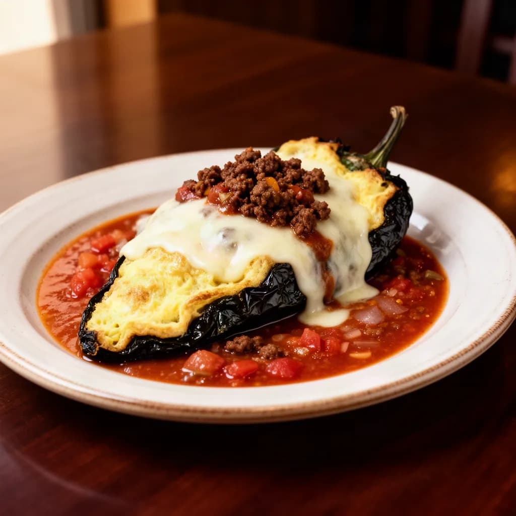 Top Angus Sirloin & Chile Relleno