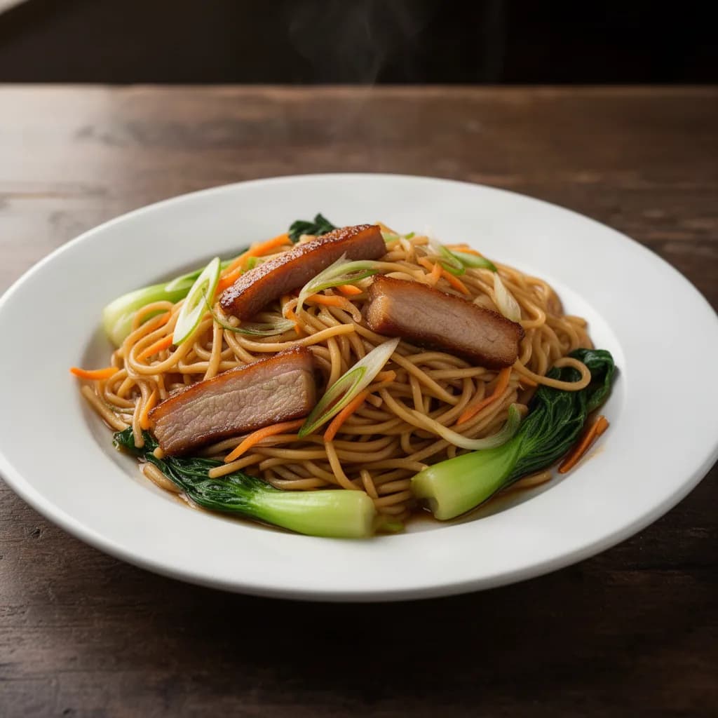 Roast Pork Lo Mein 叉烧捞面