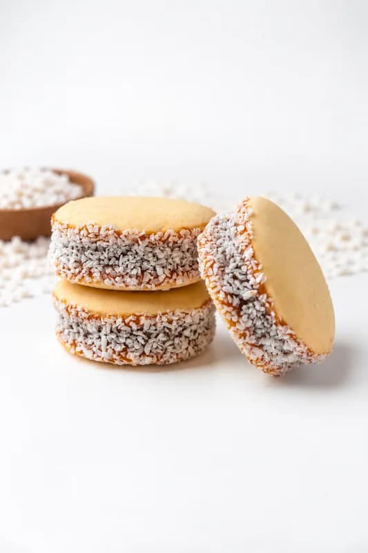Classic Dulce de Leche with Coconut Alfajores