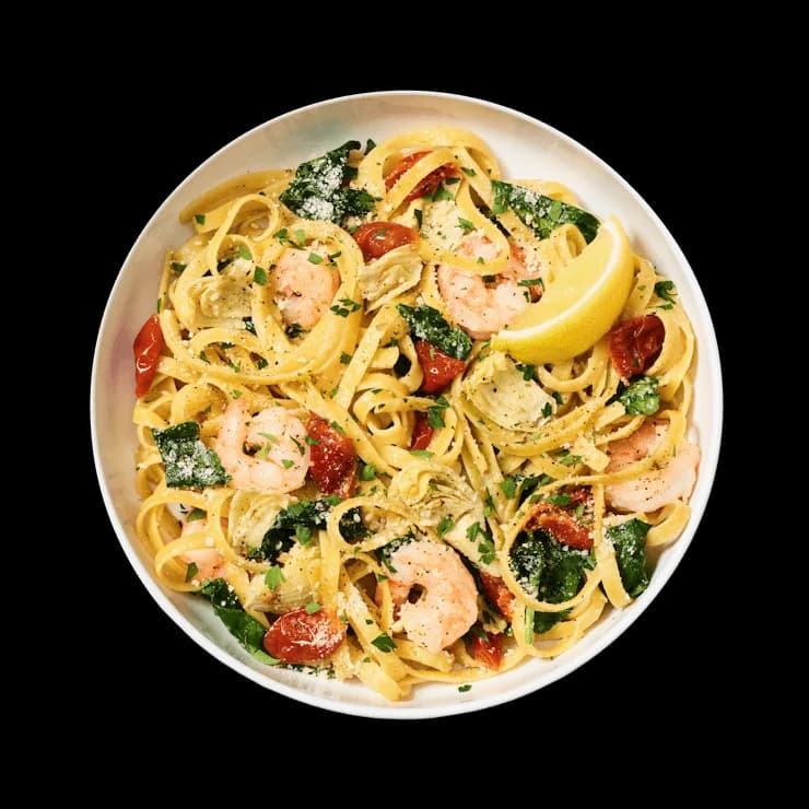 Lemon Garlic Shrimp Scampi