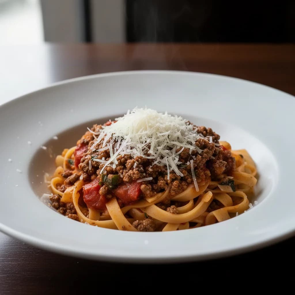 Fettuccine Bolognese