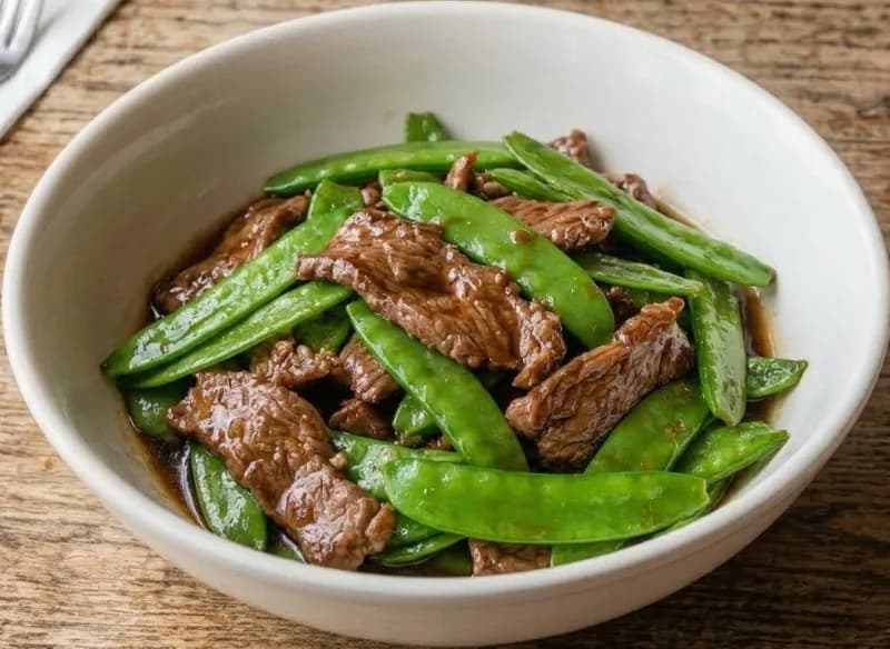 Beef with Snow Peas