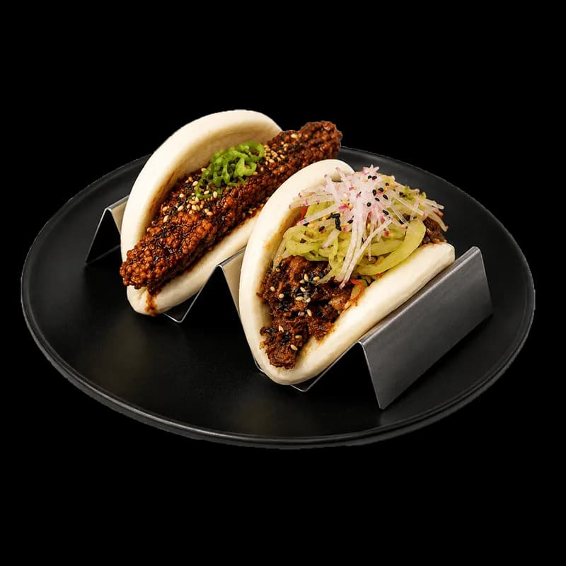 2 x bao bun tacos
