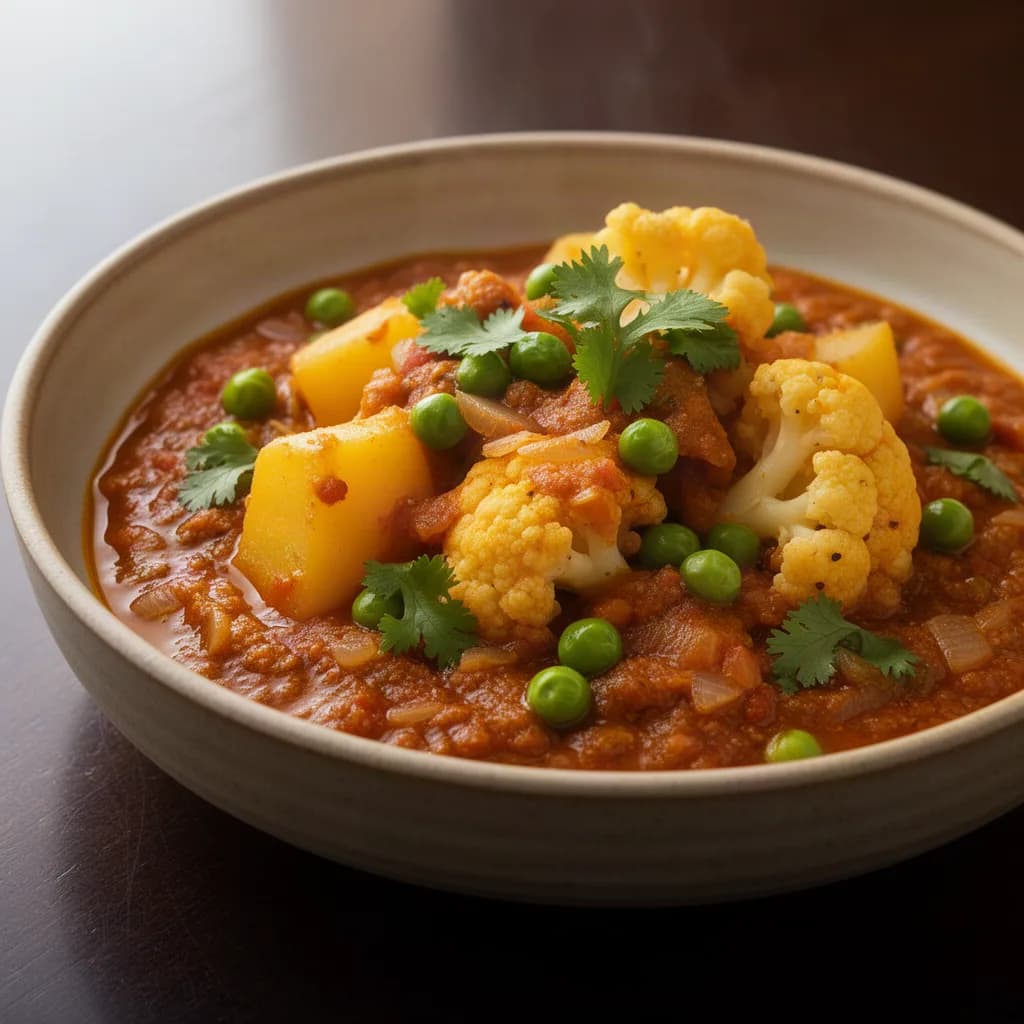 Aloo Matar aur Gobhi