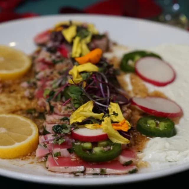 Marinated Yellowfin Tuna