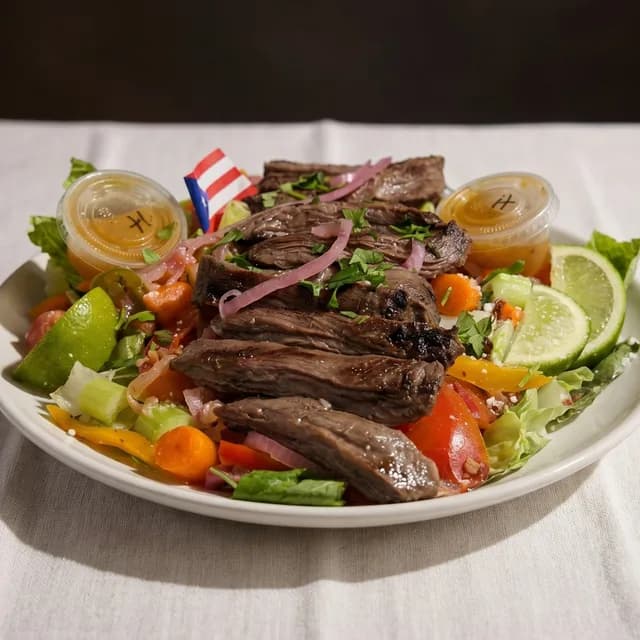 Salad with Grilled Steak