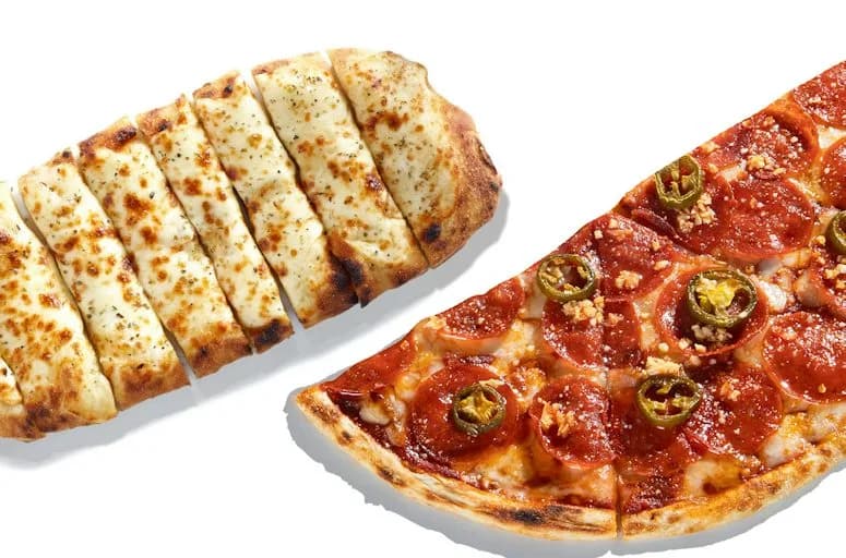 Spicy Pepperoni Pizza Half 11-inch Pizza + choice of side