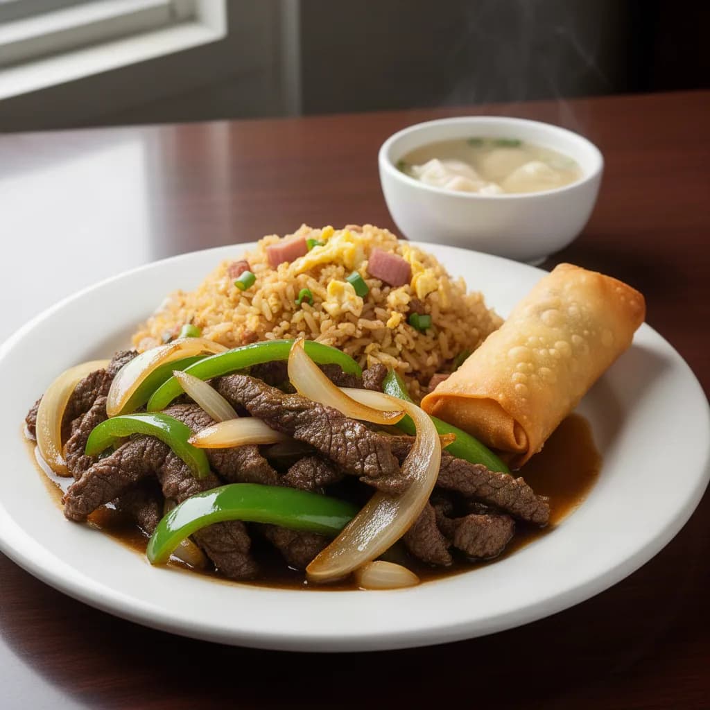 Pepper Steak w. Onion 青椒牛