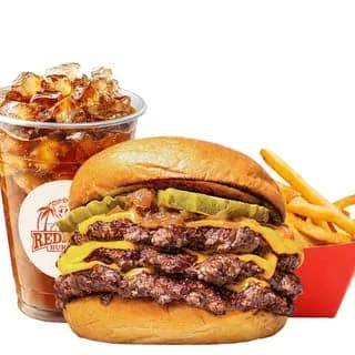 Redhead Burger w/ Fries & Drink