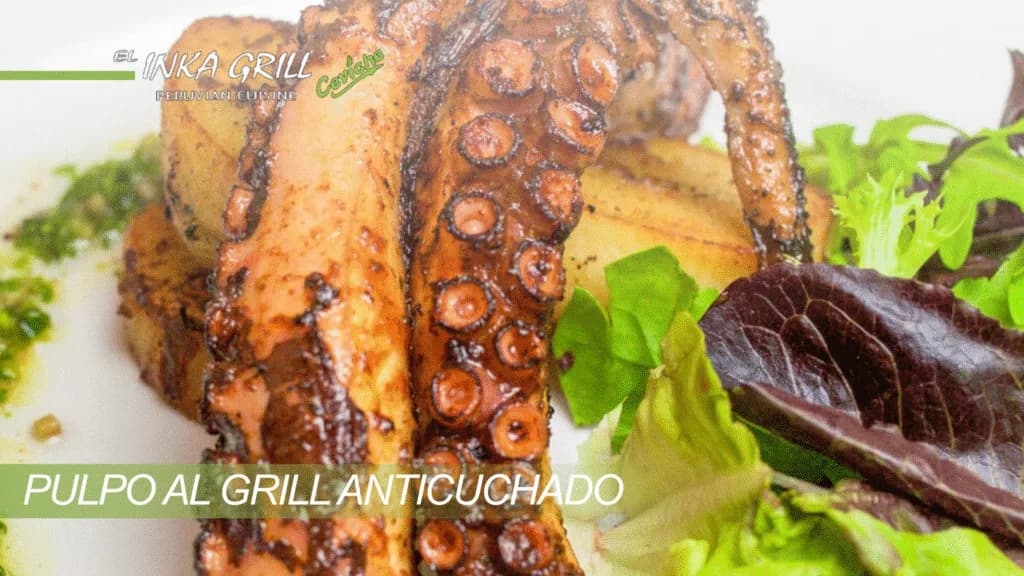 PULPO AL GRILL ANTICUCHADO