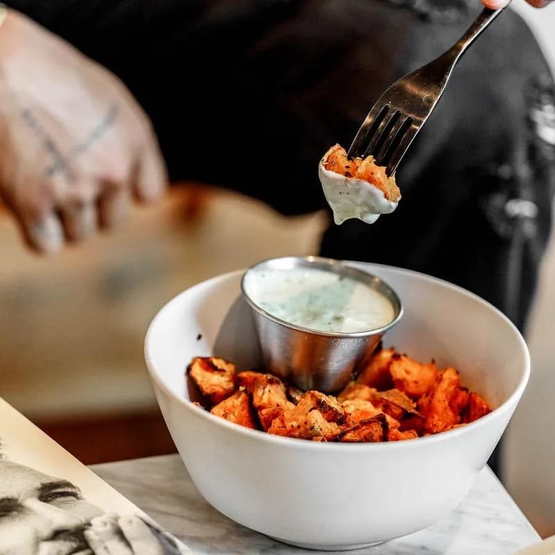 roasted sweet potatoes