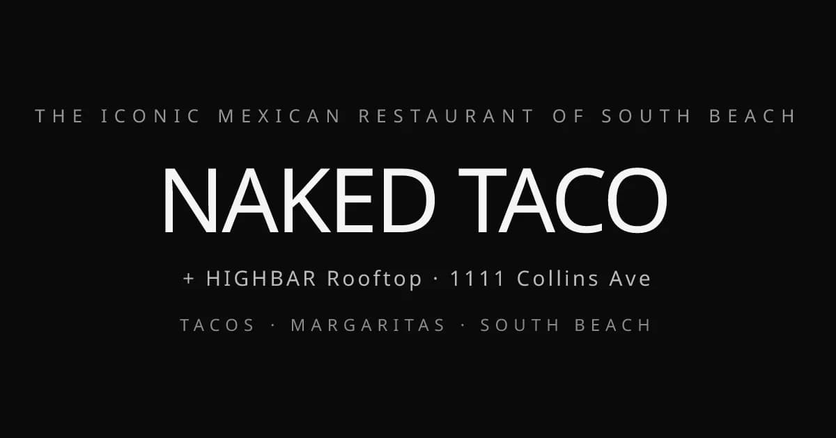 Naked Taco