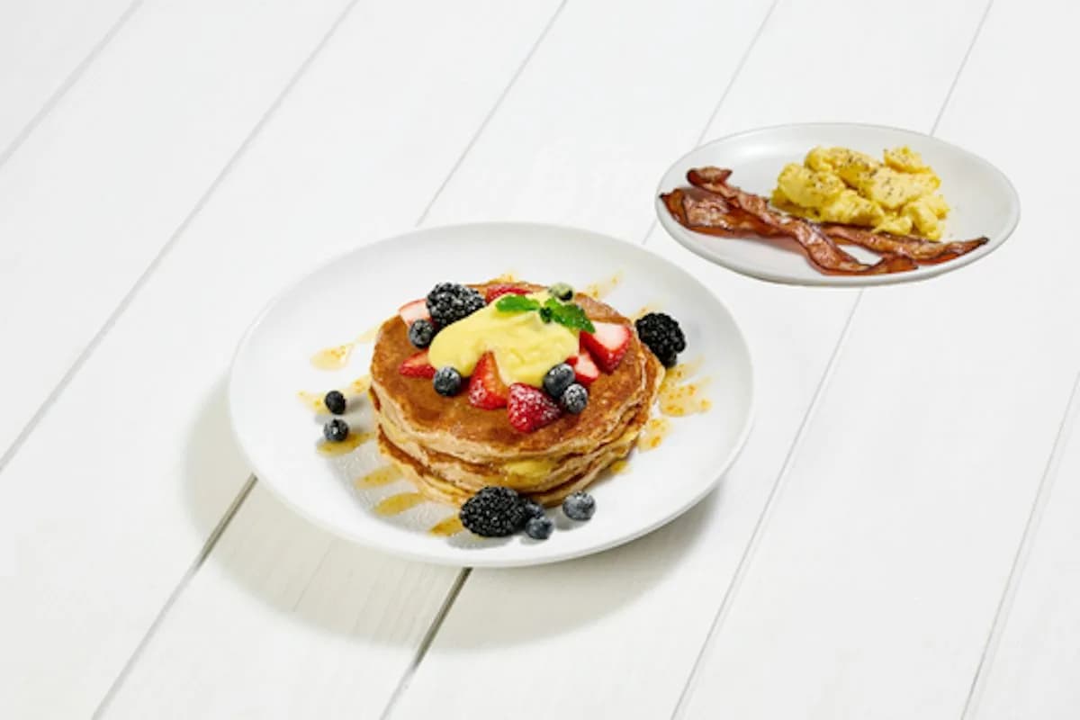 Orange Blossom & Berry Pancakes