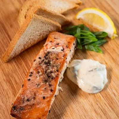 Maple Bourbon Smoked Salmon