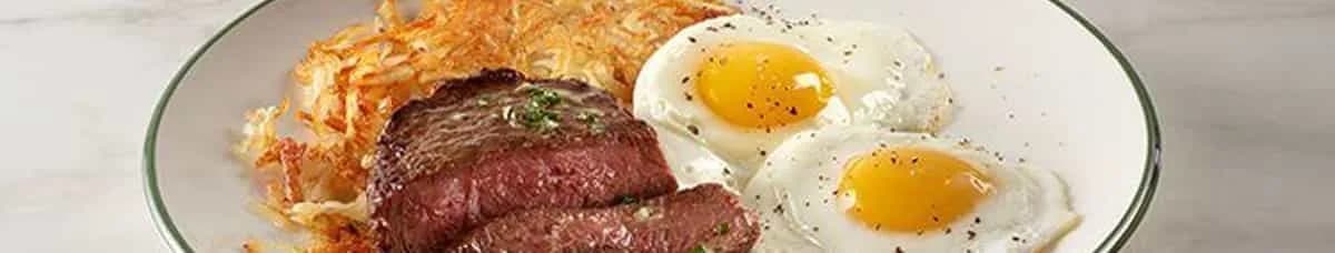 Top Sirloin Steak & Eggs