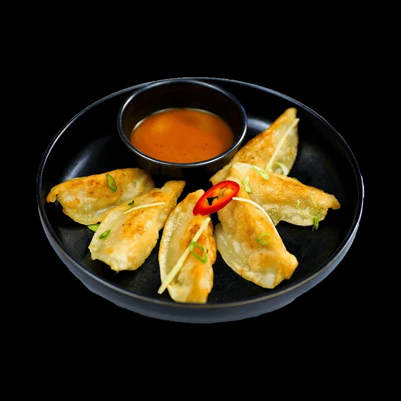 chicken potstickers (for 2 people)