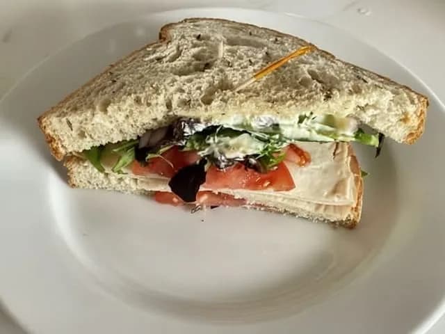 Half Smoked Turkey Sandwich