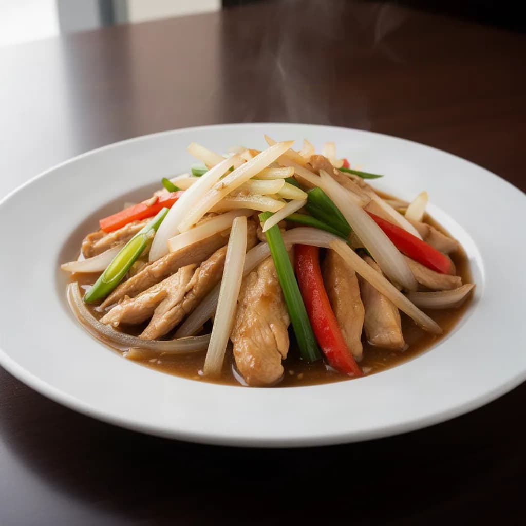 Sizzling Chicken Wing with Ginger Sauce