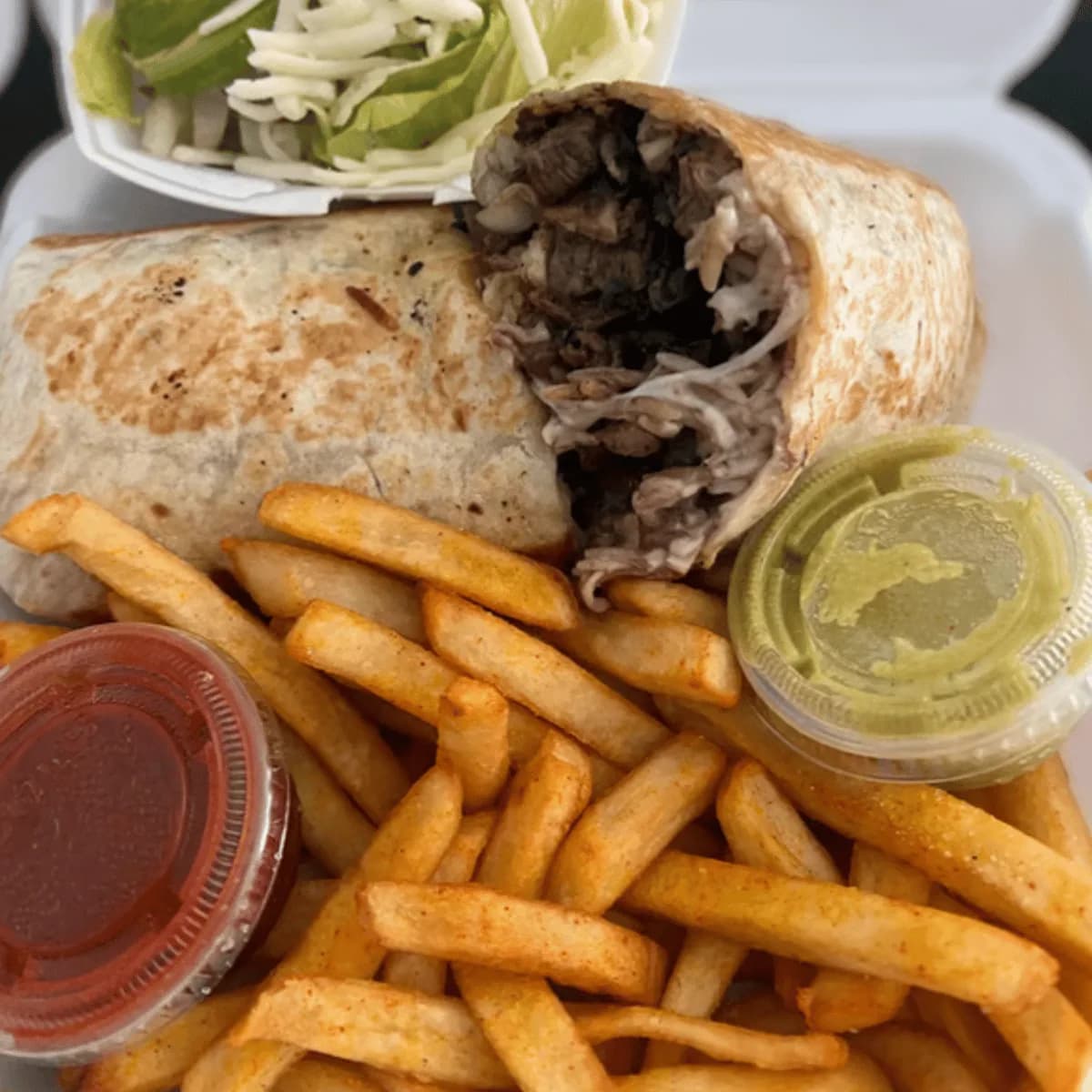 carne asada burrito