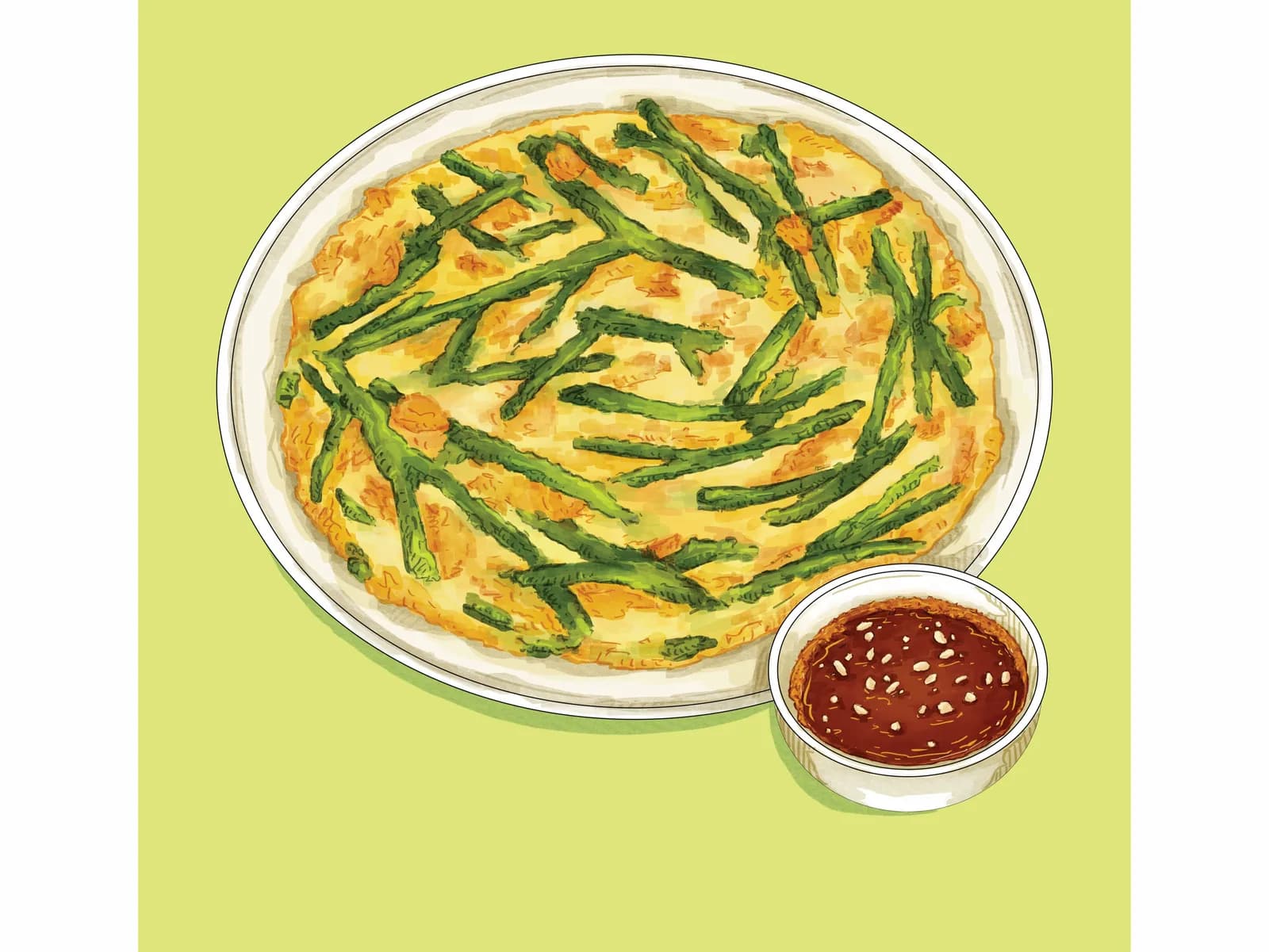 GREEN ONION KOREAN PANCAKE