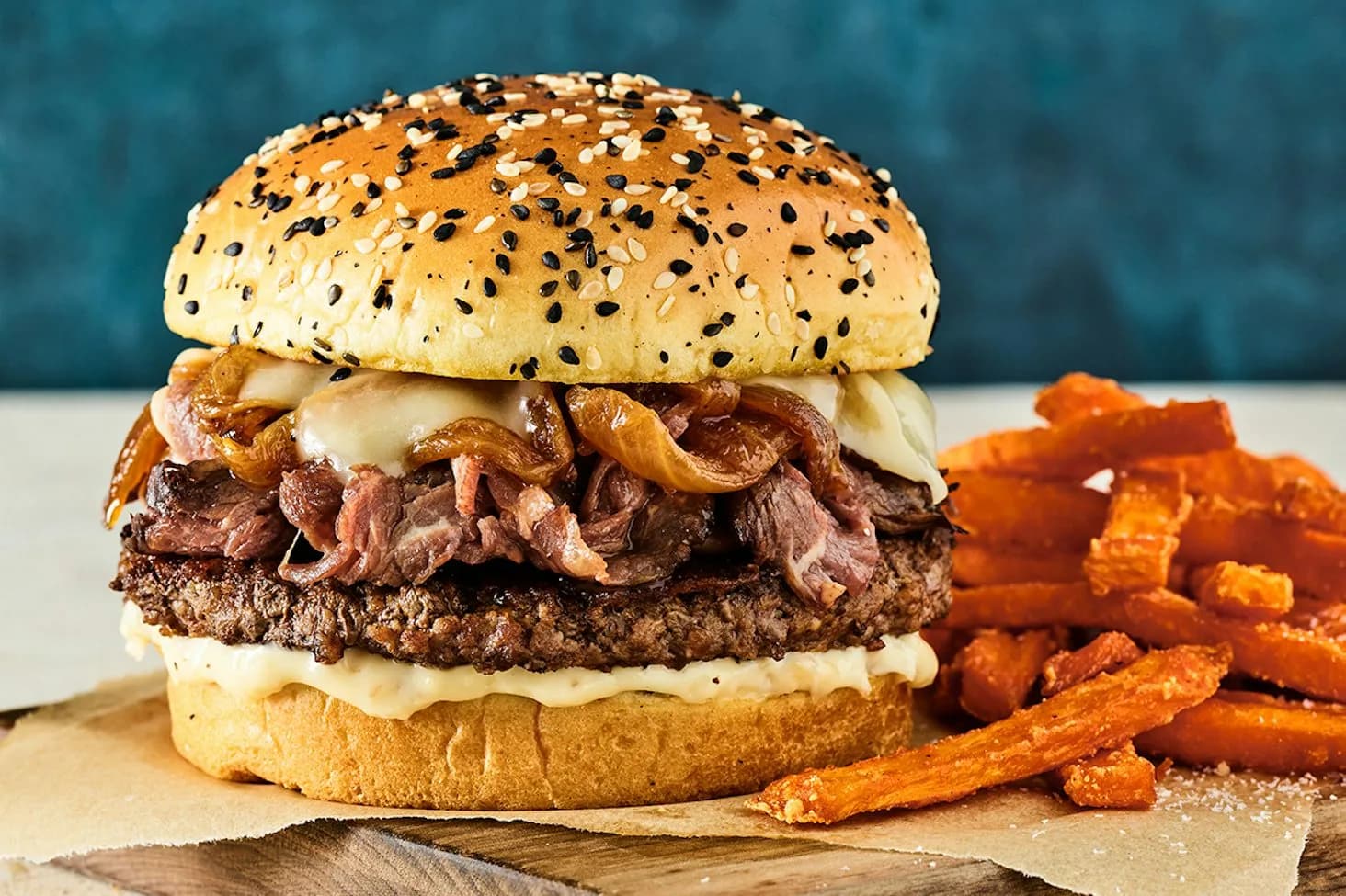 Prime Rib Stack Burger