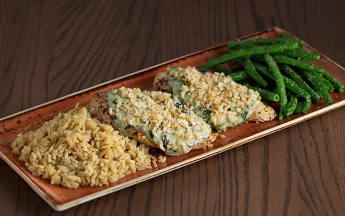 Chicken Spinach Stack