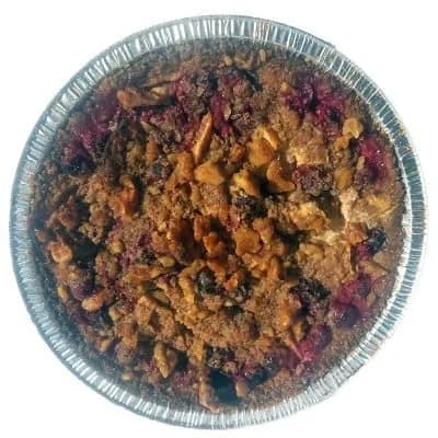 Apple Cranberry Pie with Walnut Streusel