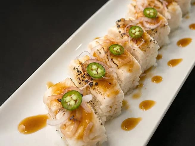 Pressed Torched White Tuna
