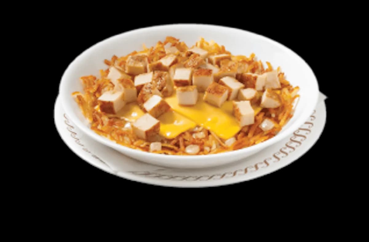 CHICKEN MELT HASHBROWN BOWL
