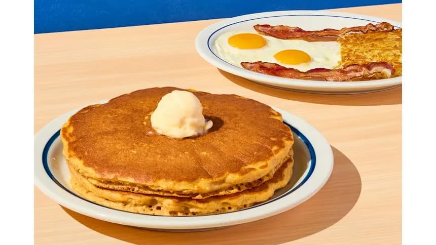 NEW Pumpkin Spice Pancakes Combo