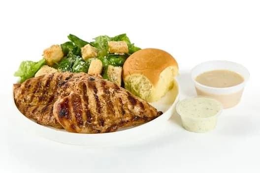2 Chicken Breasts Platter – Caesar Salad - 66g of Protein