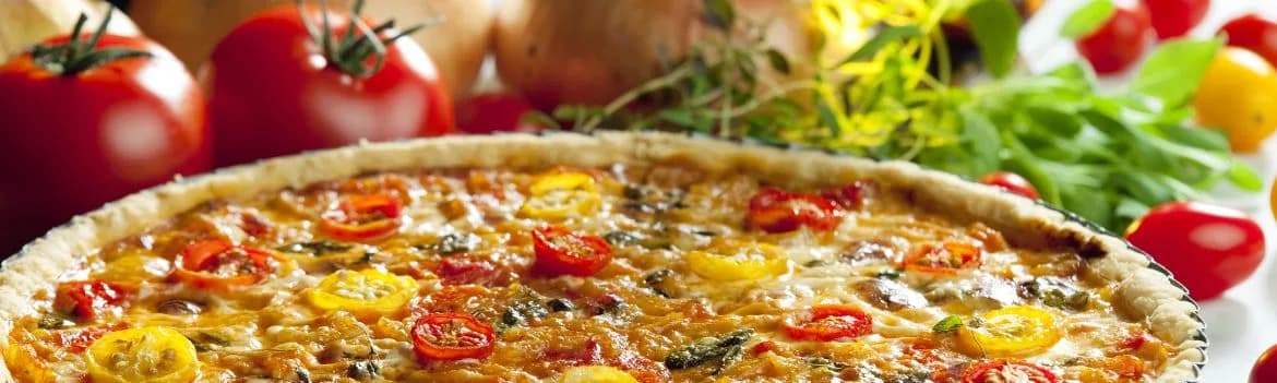La Quiche Tomato Feta