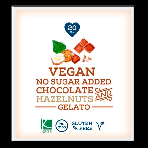 Vegan no Sugar Added Chocolate and Hazelnuts