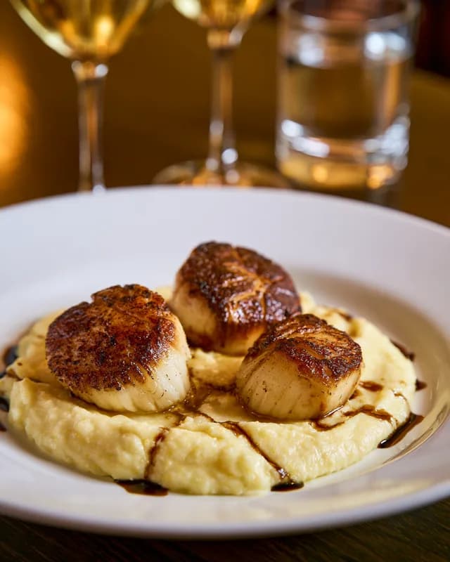 Pan-Seared U10 Sea Scallops