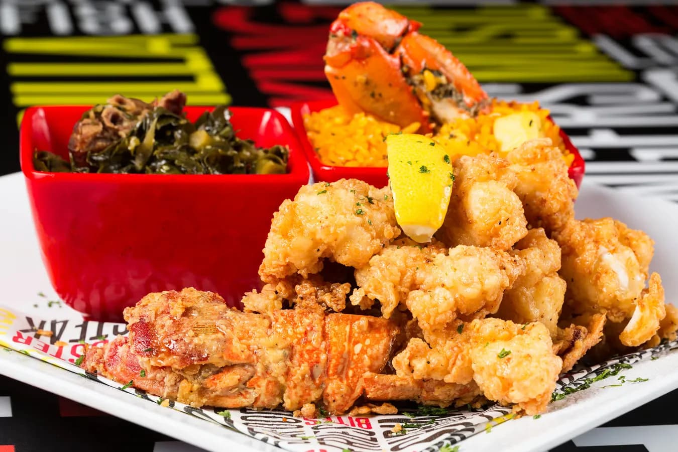 Fried Lobster Dinner
