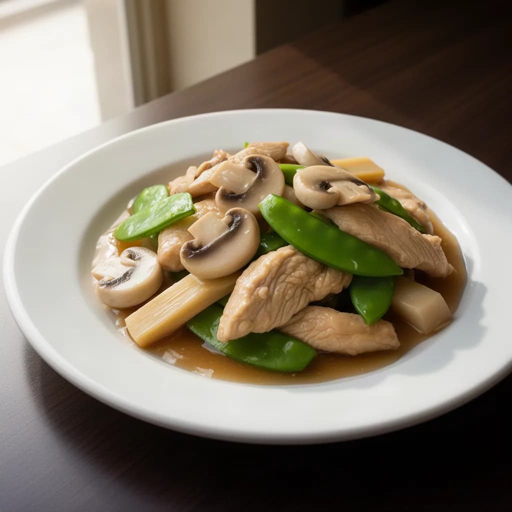 Moo Goo Gai Pan 蘑菇雞片