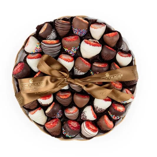 36 Piece Chocolate Dipped Strawberry Platter (Local Delivery Only)