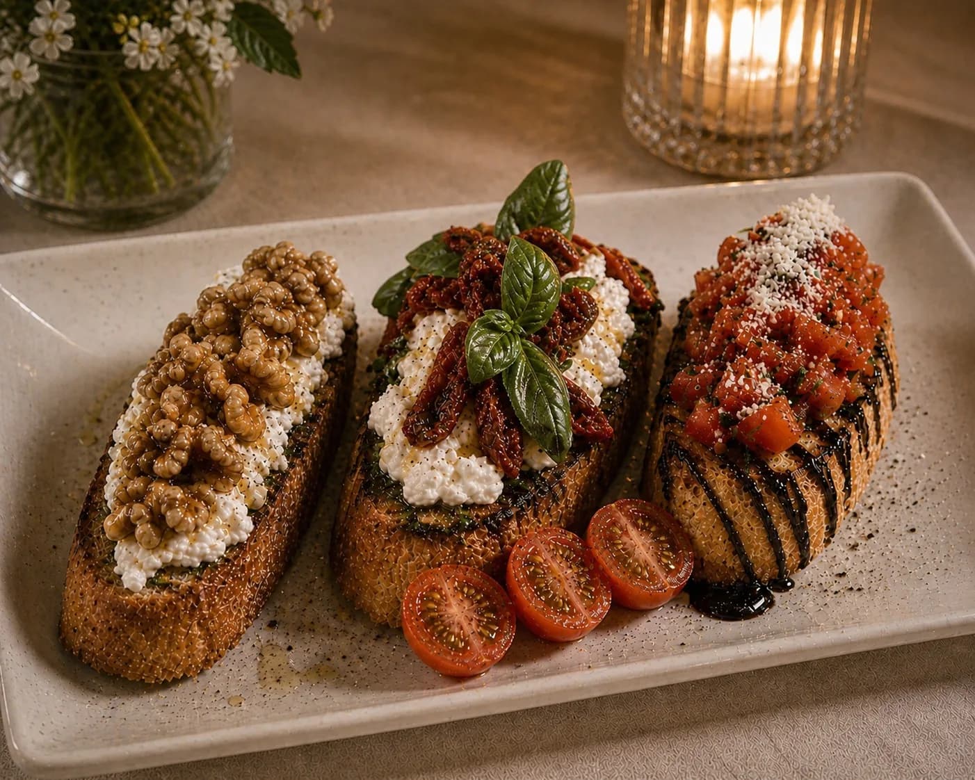 Tris di Bruschetta
