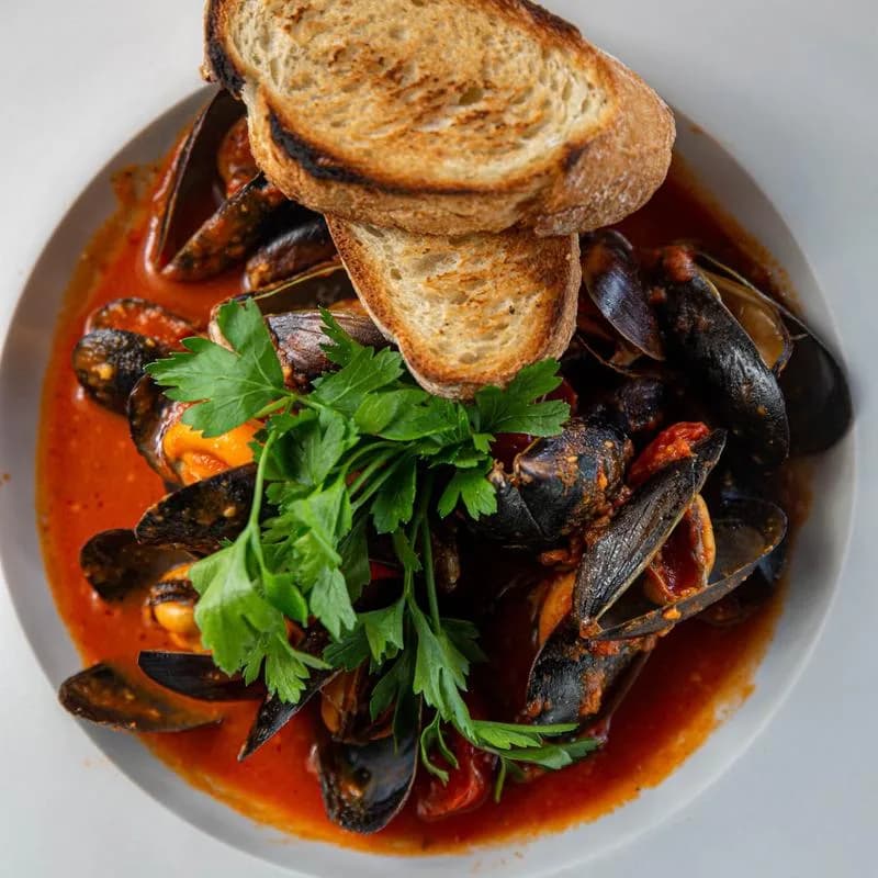 Sautéed Mussels Venezia Style (SF)