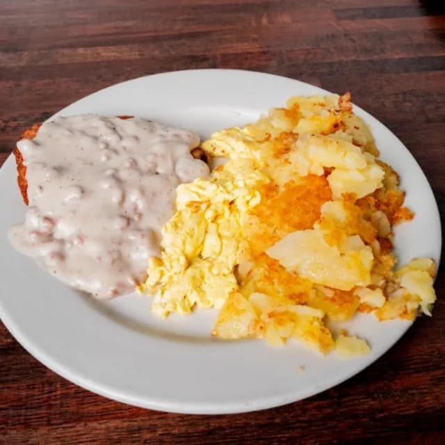 2 Eggs with Country Fried Steak