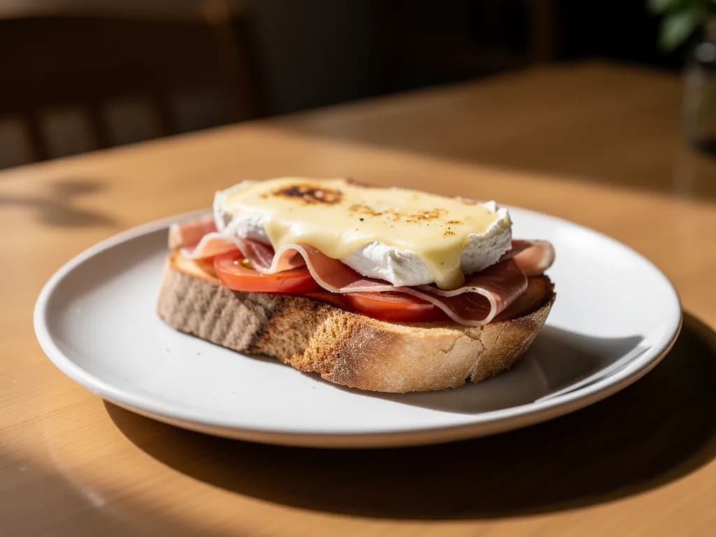 Croque chèvre