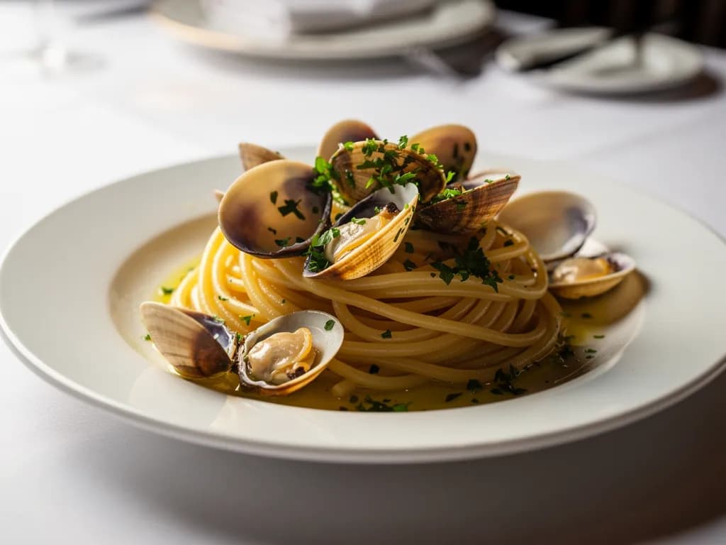 Linguine Vongole e Bottarga